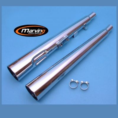 Výfuk MARVING MARVI GSX 250 homologovaný - pár - chrom